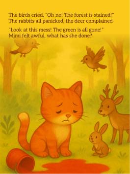 Mimi The Cat And The Painted Puddle (3)