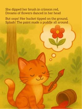 Mimi The Cat And The Painted Puddle (4)
