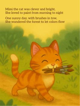 Mimi The Cat And The Painted Puddle (5)